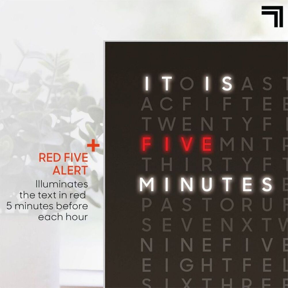 Sharper Image LED Word Clock Pro - Picture 3 of 4